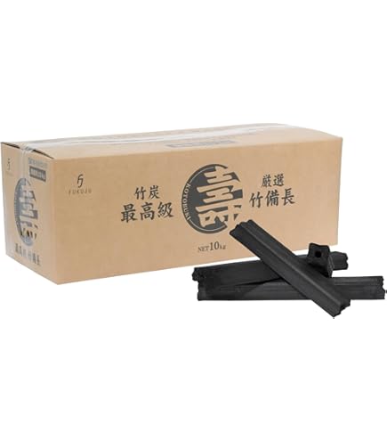 Amazon.co.jp: 竹オガ備長炭【壽（ことぶき）】10kg BBQ用